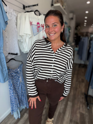 The Layer Up Striped Cardigan