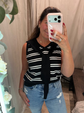 Classic Stripe Sweater Tank