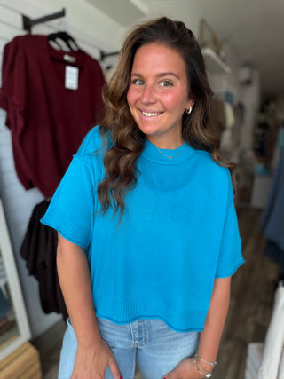 Essential Mock Neck Top