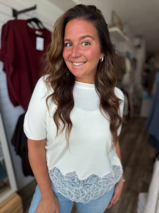 The Lace Edge Top