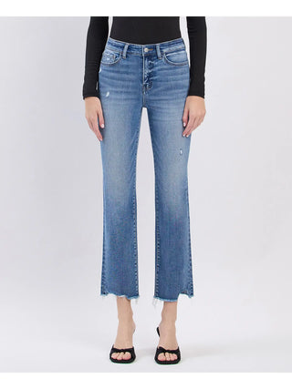 Amazingly High Rise Slim Straight Jeans