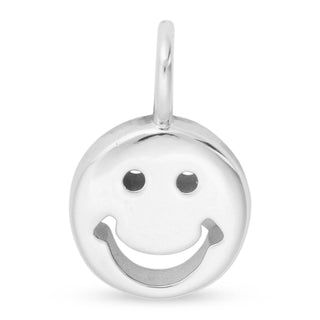 Silver Happy Face Charm