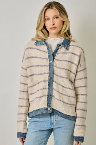 Denim Trail Cardigan