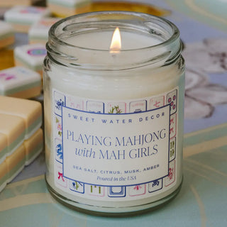Mahjong with Mah Girls 9 oz Soy Candle