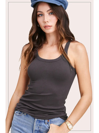 Basic Ribbed Tank Top