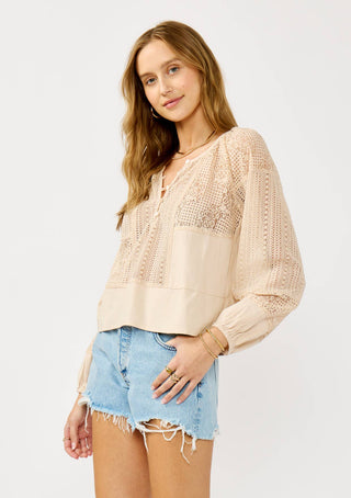 Golden Hour Lace Top