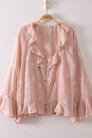 Blush Bloom Blouse