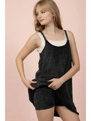 Easygoing Black Romper