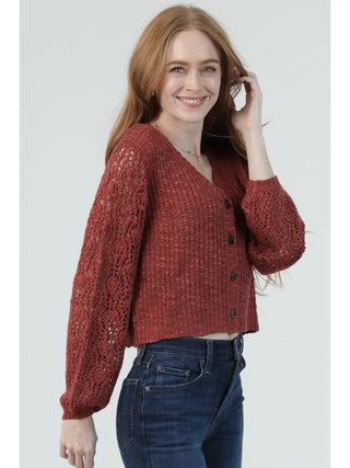 Rustic Crochet Cardigan
