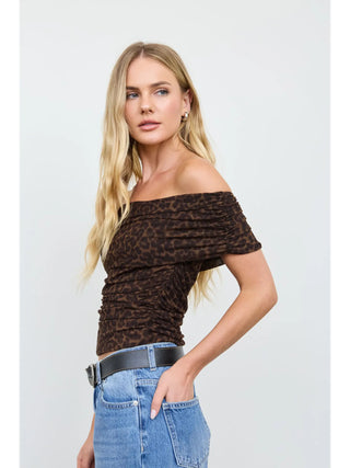 Wild Side Ruched Top