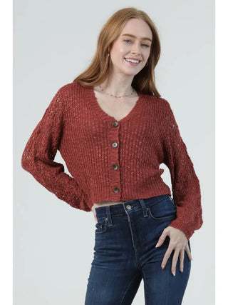 Rustic Crochet Cardigan