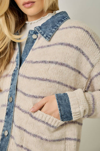 Denim Trail Cardigan