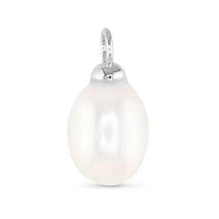 Silver Pearl Drop Charm
